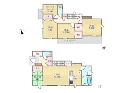 1号棟間取り図■武蔵村山市伊奈平6　新築一戸建て■