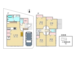 A号棟間取り■八王子市大和田町5　新築一戸建て■