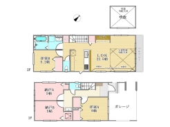 2号棟間取り■府中市緑町1　新築一戸建て■
