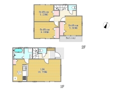 2号棟間取り図■八王子市台町4　新築一戸建て■