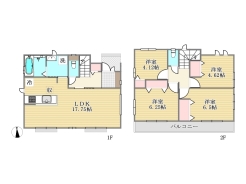 E号棟間取り■立川市柴崎町5　新築一戸建て■