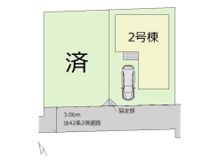 区画図■昭島市朝日町2　新築一戸建て■