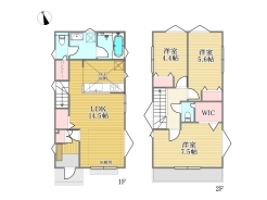 1号棟間取り図■小金井市前原町1　新築一戸建て■