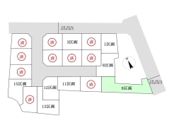 9号地区画図■多摩市和田　売地■