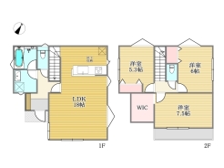 1号地参考プラン■稲城市東長沼　新築一戸建て■