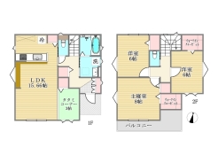 10号棟間取り■立川市富士見町3　新築一戸建て■