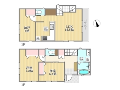 2号棟間取り図■調布市上石原2　新築一戸建て■