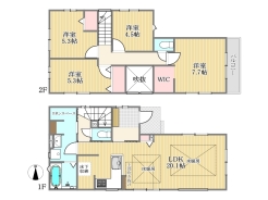 間取り■国分寺市東恋ヶ窪6　新築一戸建て■