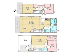 1号棟間取り■国立市北2　新築一戸建て■