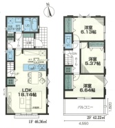 間取り■国立市谷保　新築一戸建て■