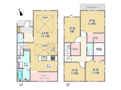 間取り図■国立市富士見台1　新築一戸建て■